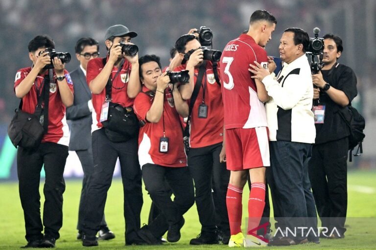 Prabowo: Bersyukur Timnas Menang Melawan China, Semoga Lolos ke Piala Dunia!