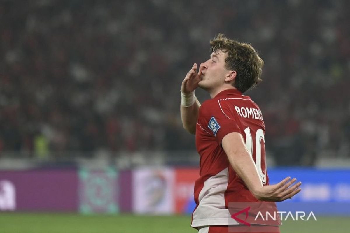 Penalty Ole Romeny Memberikan Keunggulan untuk Indonesia atas China di Babak Pertama